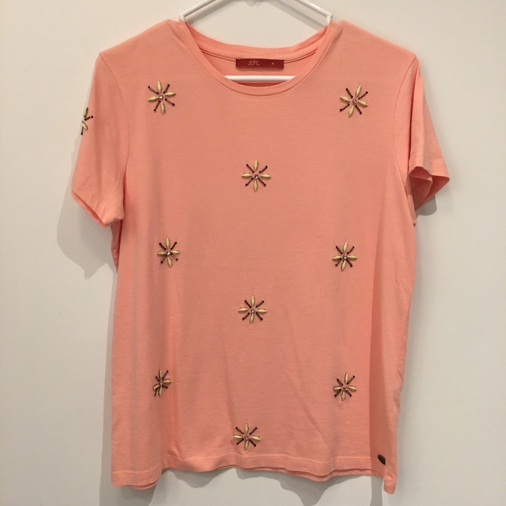 Esprit Cotton Embellished Top